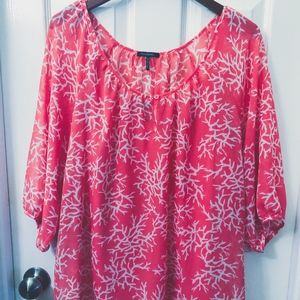Daisy Fuentes Coral Blouse